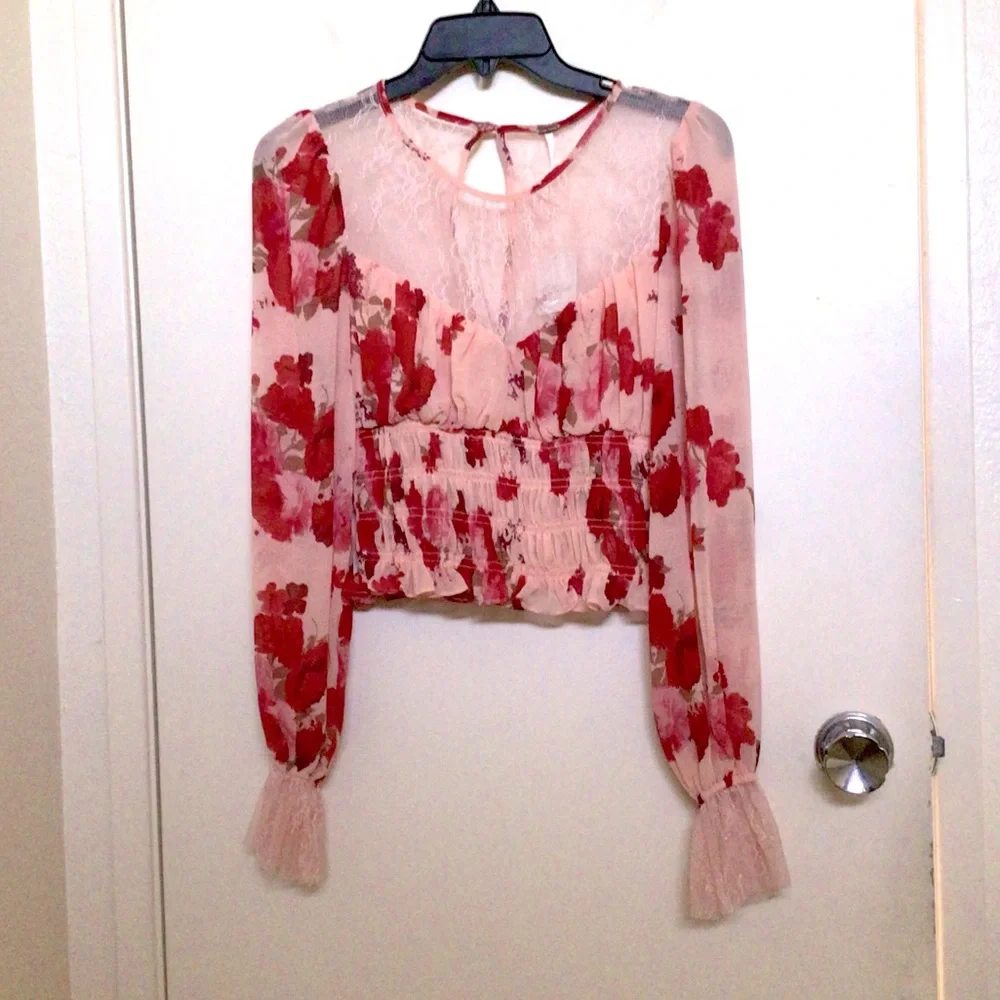 NWT Free People Boho Blouse